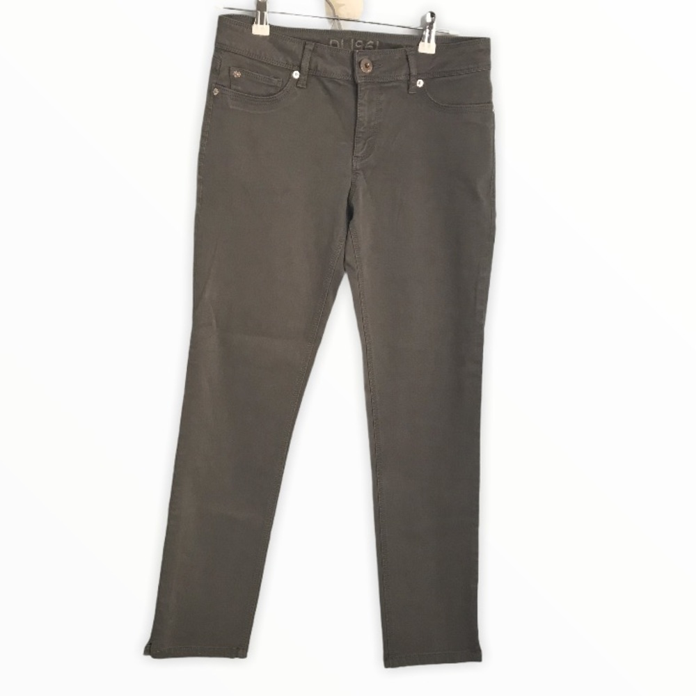 DL 1961 Angel Mid Rise Skinny Ankle Gray Jeans 28